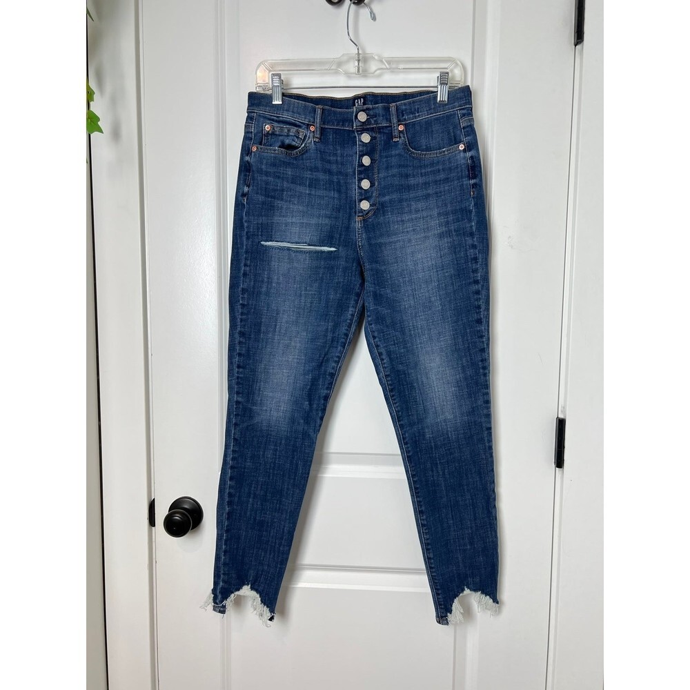 GAP Denim True Skinny Medium Indigo Medium Wash Skinny Jeans Women’s Size 30